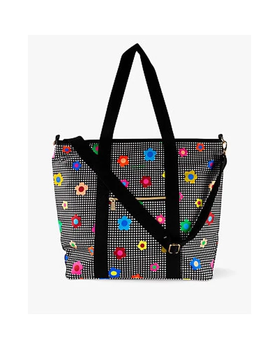 Gingham Garden Cooler Tote