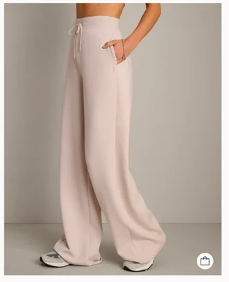 DreamGlow™ Rib Wide Leg Pant
