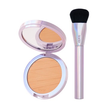 tarte Face Tape Waterproof 16-Hour Pressed Powder & Brush