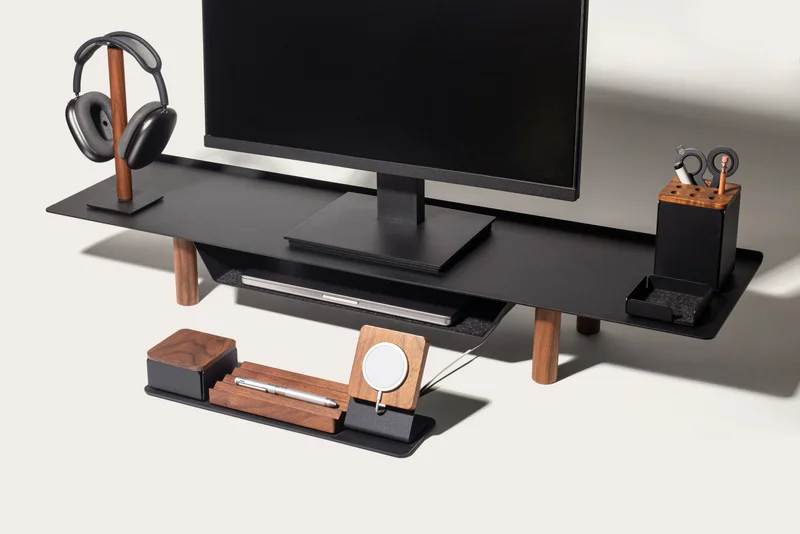 Image of Gather Productivity Kit (Black/Walnut)