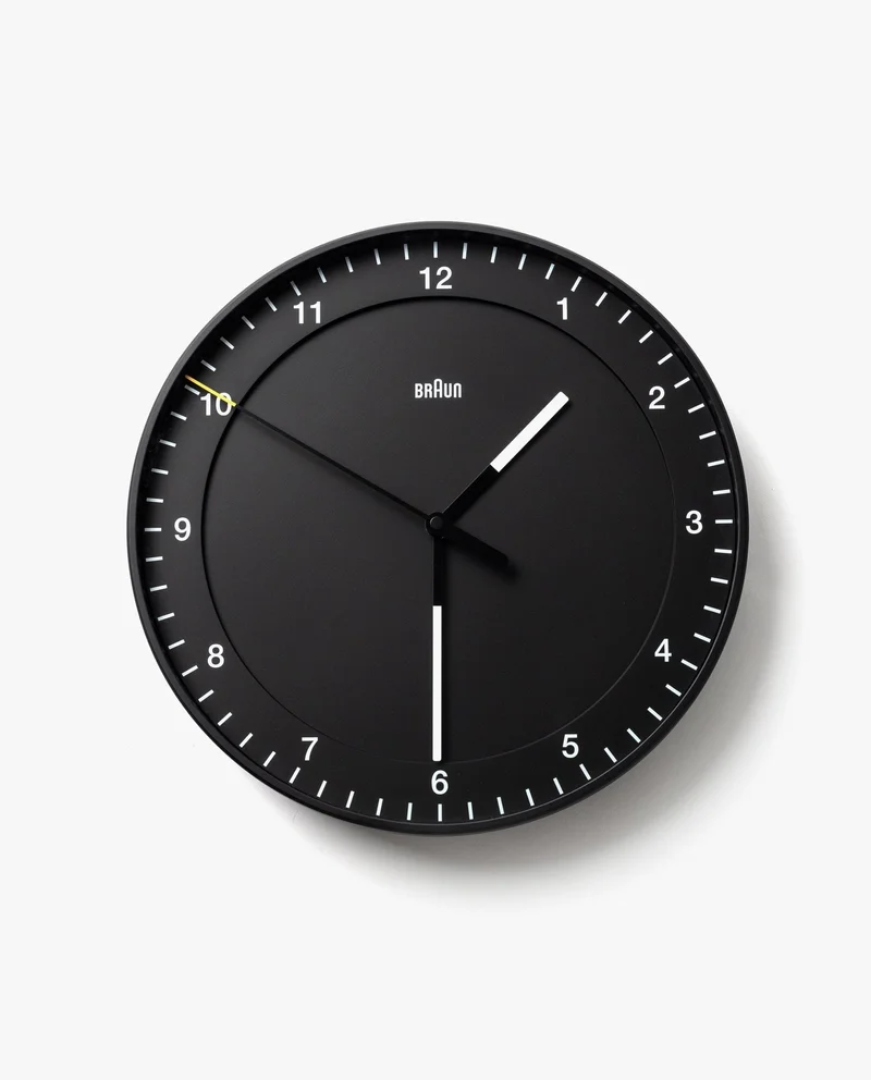 Image of Braun Wall Clock (Black)