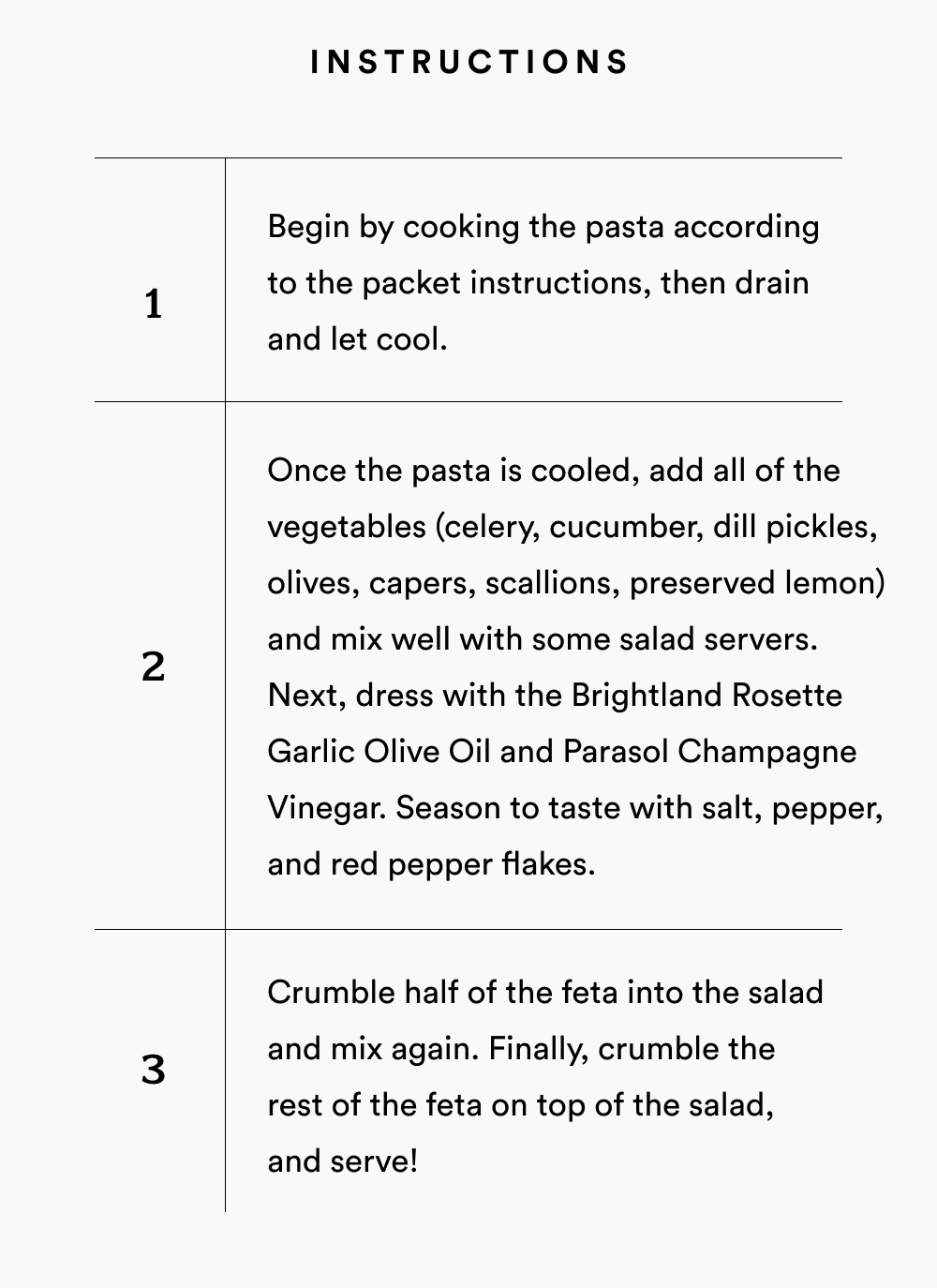 INSTRUCTIONS