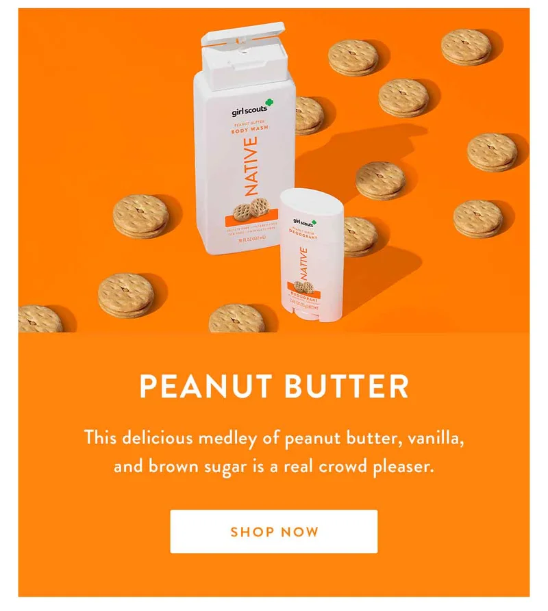 Peanut Butter | This delicious medley of peanut butter, vanilla, and brown sugar is a real crowd pleaser. | SHOP NOW