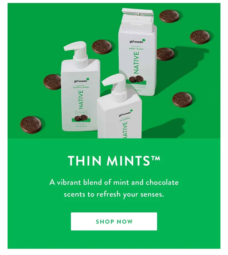 Thin Mints™ | A vibrant blend of mint and chocolate scents to refresh your senses. | SHOP NOW