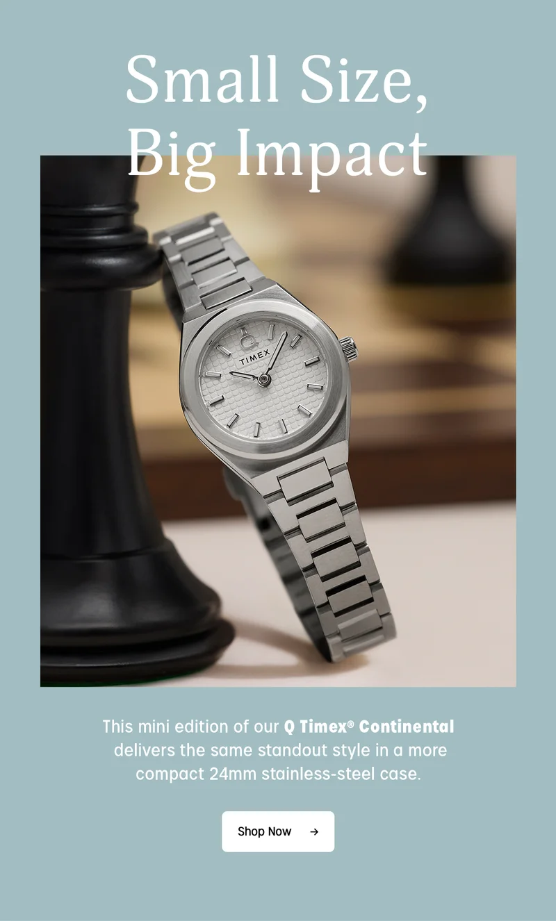 Shop Now (Q Timex Continental) - Timex