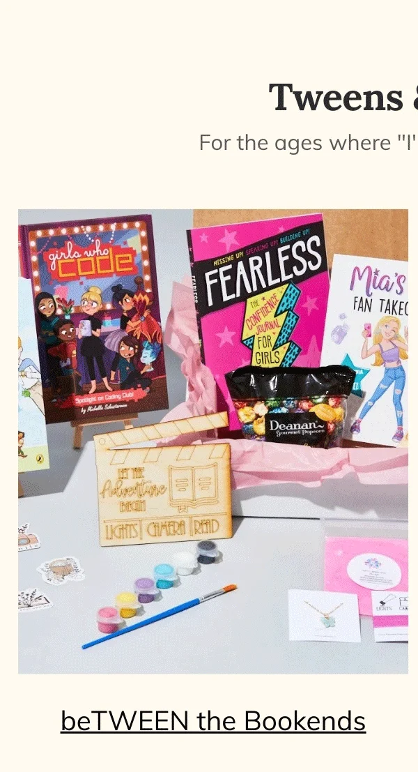 beTWEEN the Bookends: Tween Book and Lifestyle Box