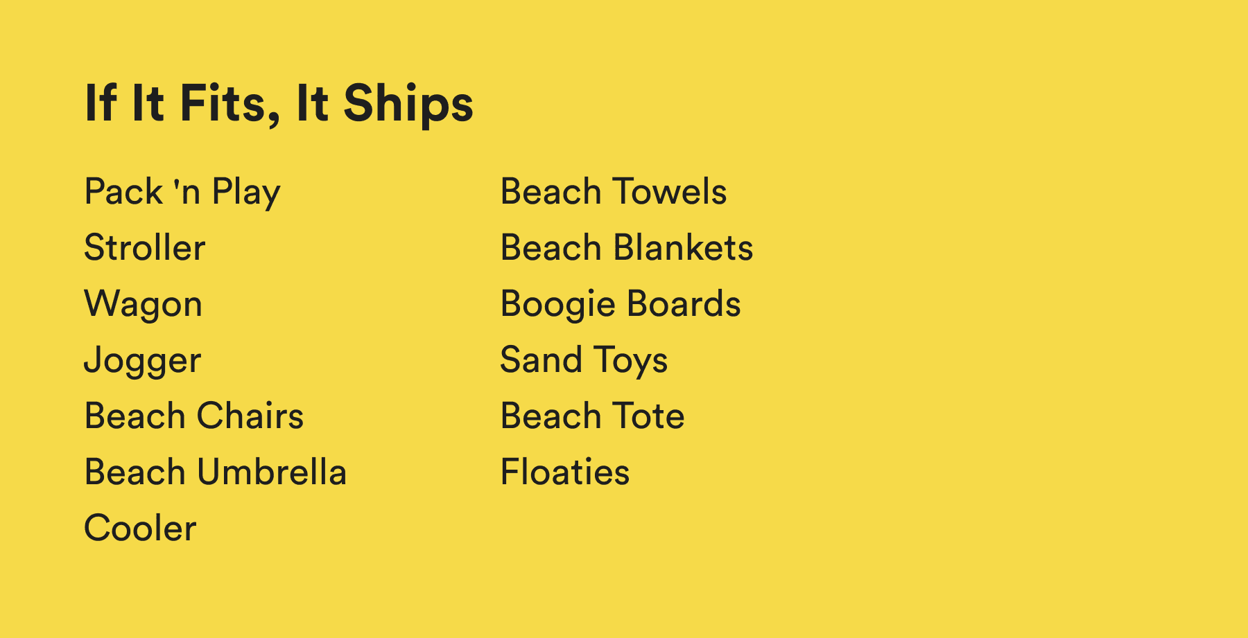 if it fits, it ships