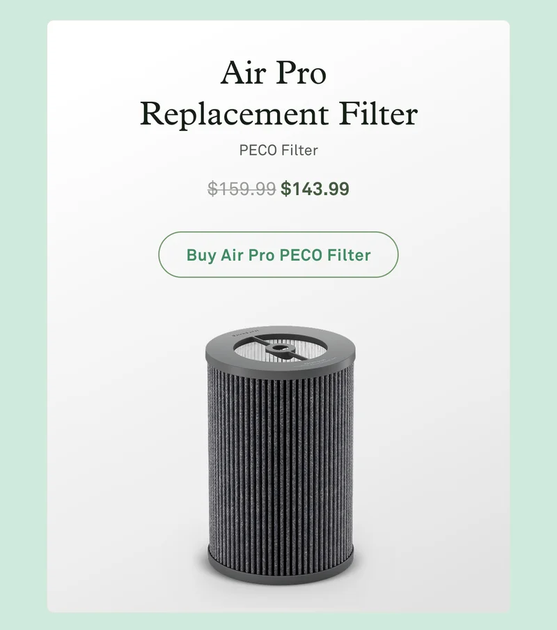 Air Pro PECO Filter