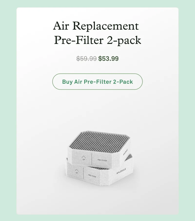 Air Replacement Pre-Filter 2-pack