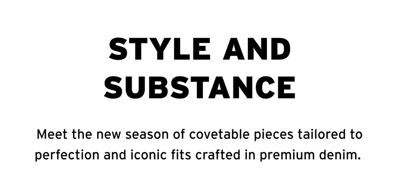 STYLE AND SUBSTANCE