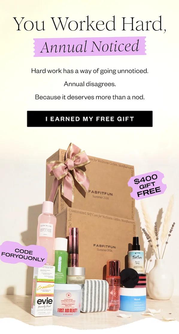 You Worked Hard, Annual Noticed | Hard work has a way of going unnoticed. | Annual disagrees. | Because it deserves more than a nod. | I EARNED MY FREE GIFT