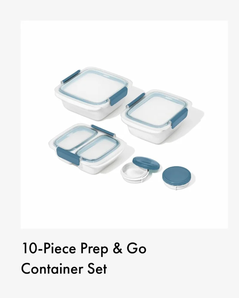 10-Piece Prep & Go  Container Set