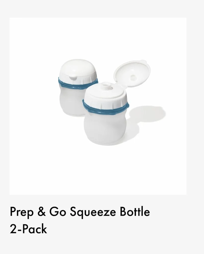 Prep & Go Squeeze Bottle 2-Pack