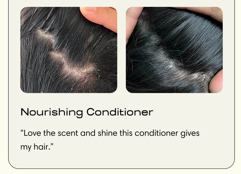 Nourishing Conditioner “Love the scent and shine this conditioner gives my hair.”