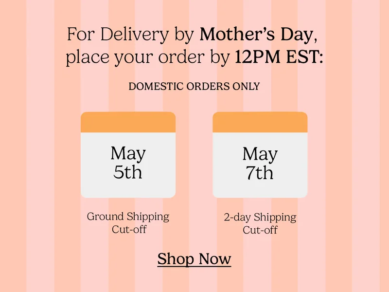 Last weekend to shop for gifts in time for Mother's Day