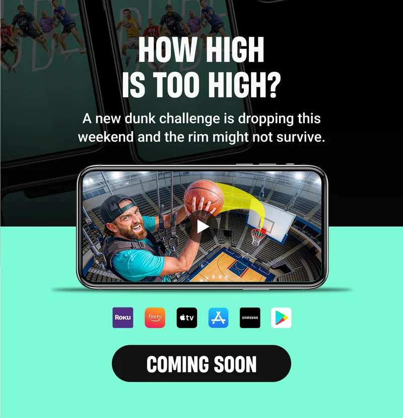 How High Is Too High? | A new dunk challenge is dropping this weekend and the rim might not survive. - COMING SOON