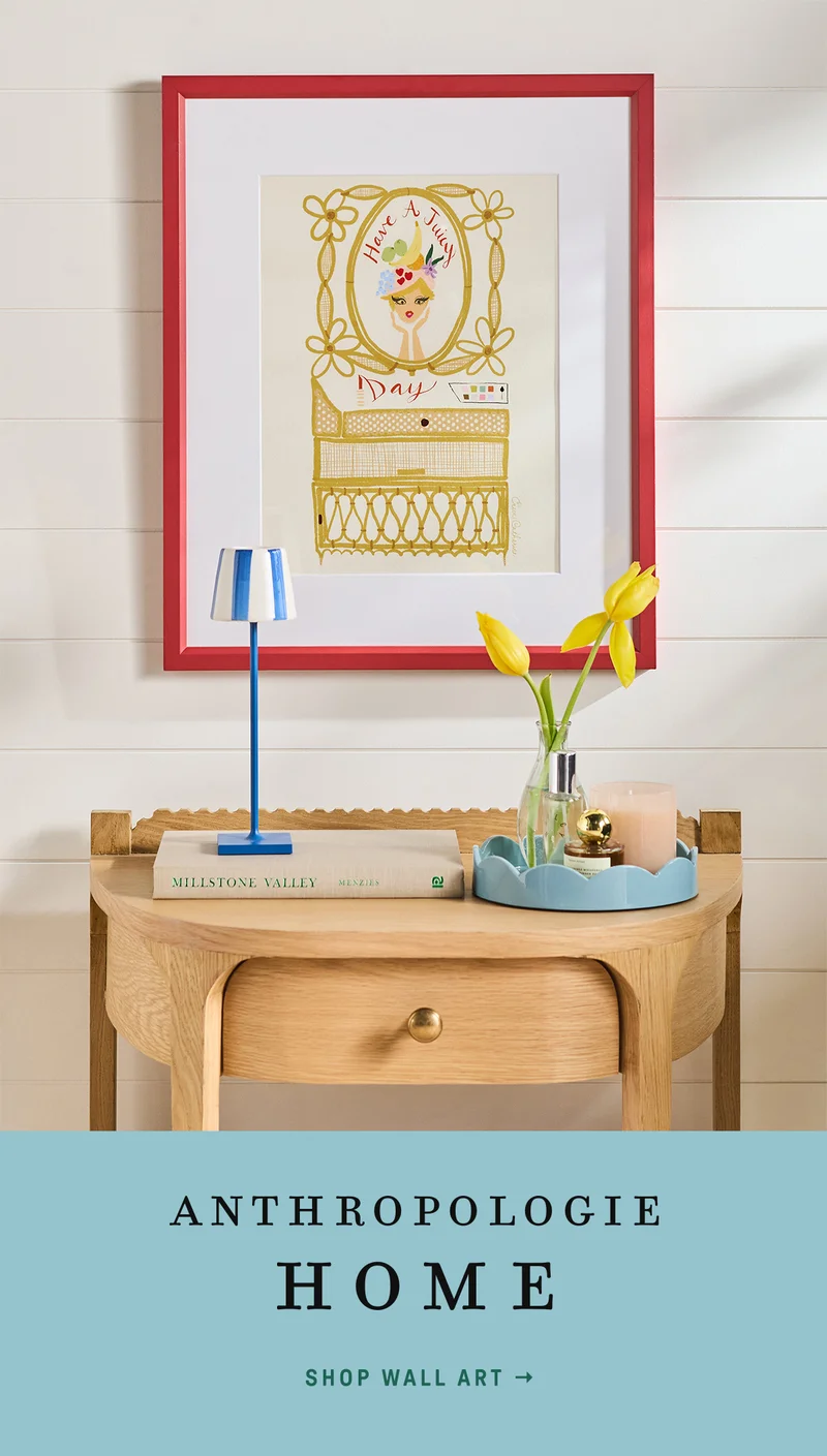 anthropologie home, shop wall art