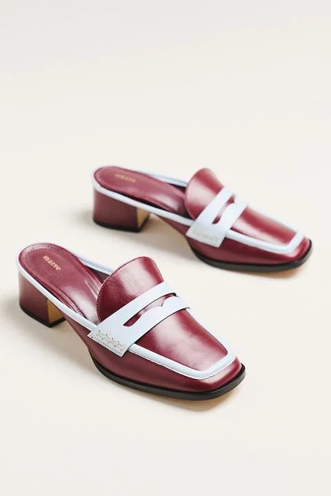 Maeve Loafer Mule Heels