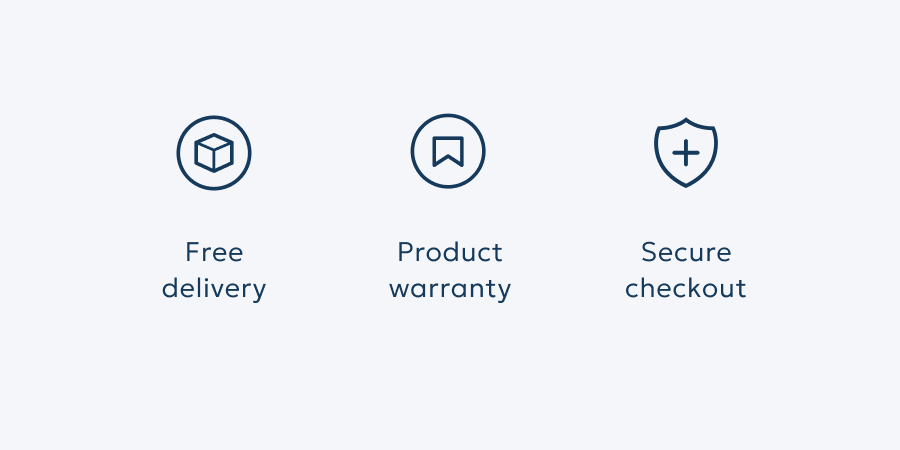 Free delivery - Product warranty - Secure checkout