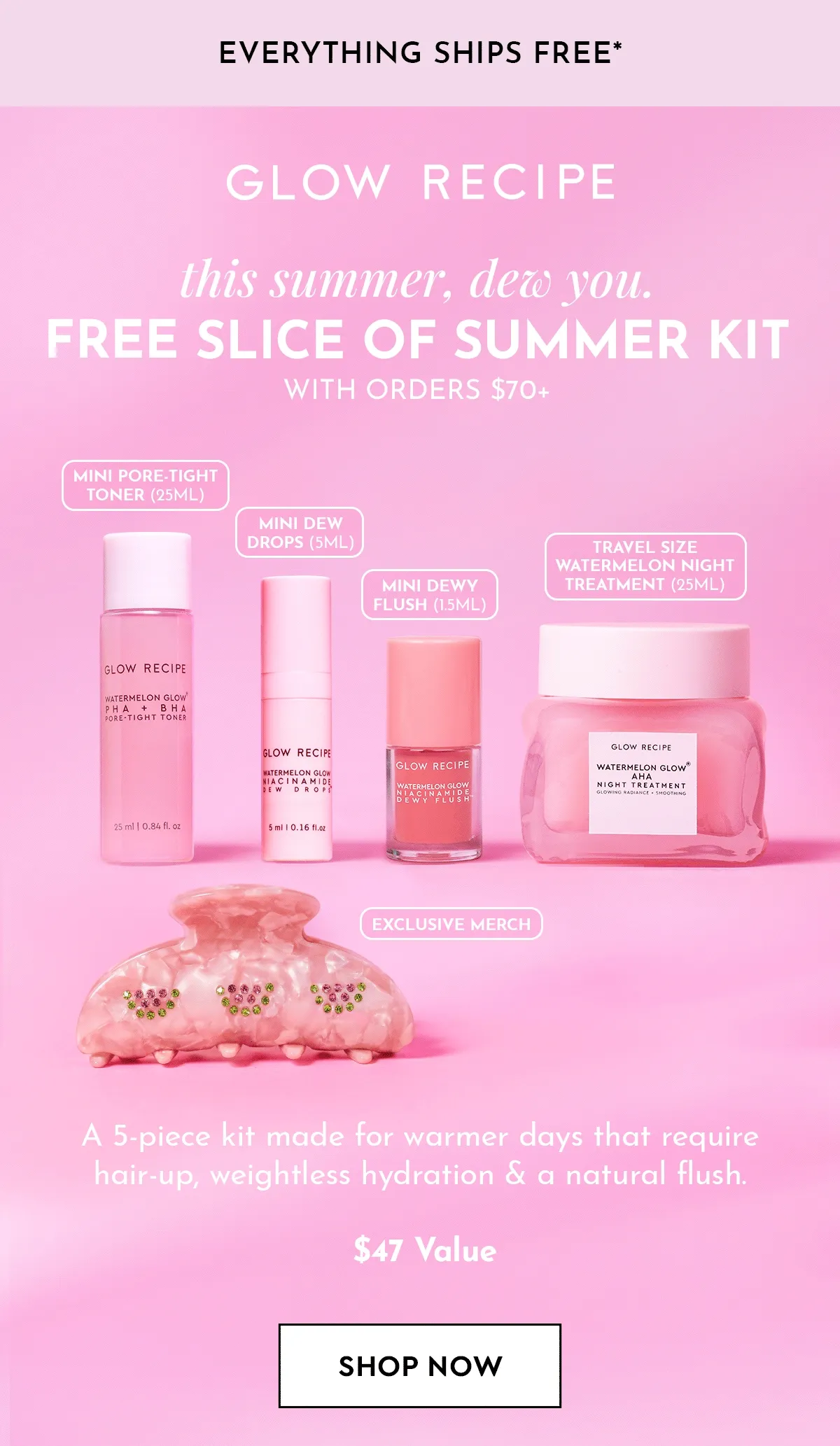 Free 5-piece Slice of Summer Kit