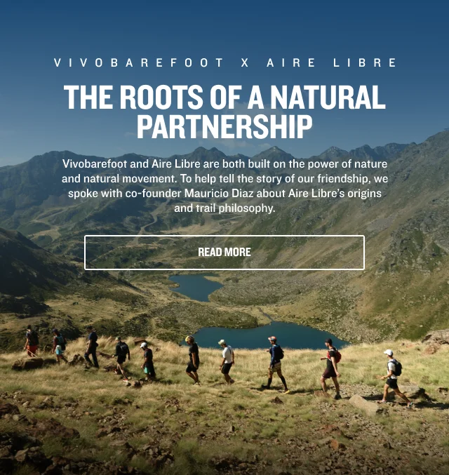 Vivobarefoot x Aire Libre