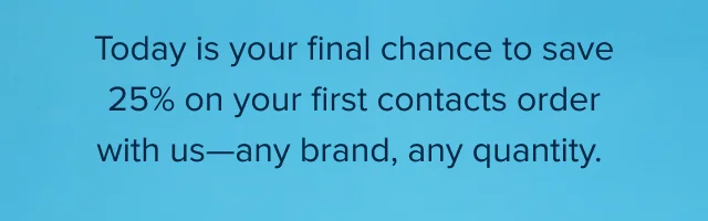 Today is your final chance to save