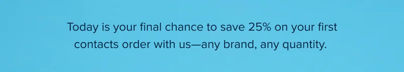 Today is your final chance to save