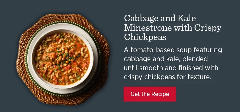 Cabbage and Kale Minestrone