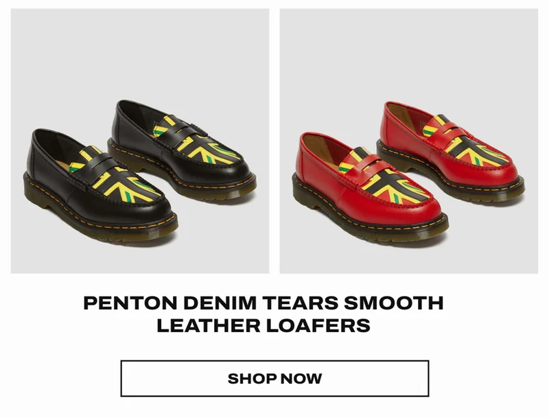 Penton Denim Tears Smooth Leather Loafers