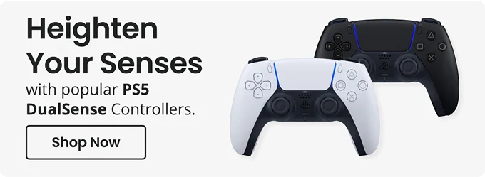 Heighten Your Senses with popular PS5 DualSense Controllers. | Shop Now