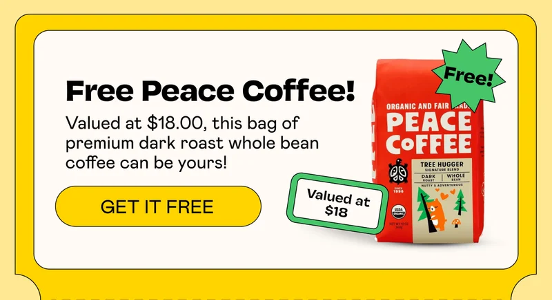 Free Peace Coffee!