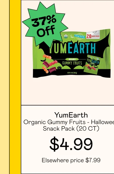 Organic Gummy Fruits - Halloween Snack Pack (20 CT)
