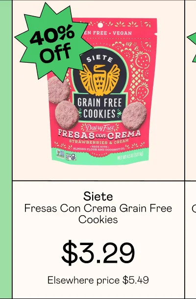 Fresas Con Crema Grain Free Cookies