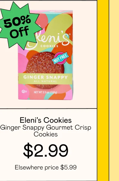 Ginger Snappy Gourmet Crisp Cookies