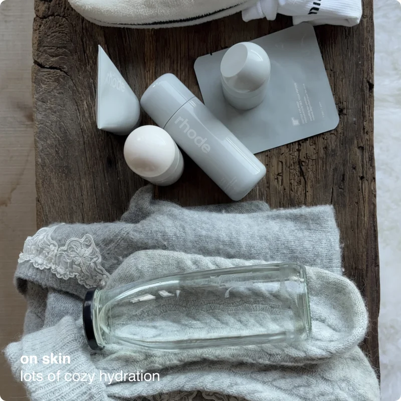 on skin lots of cozy hydration