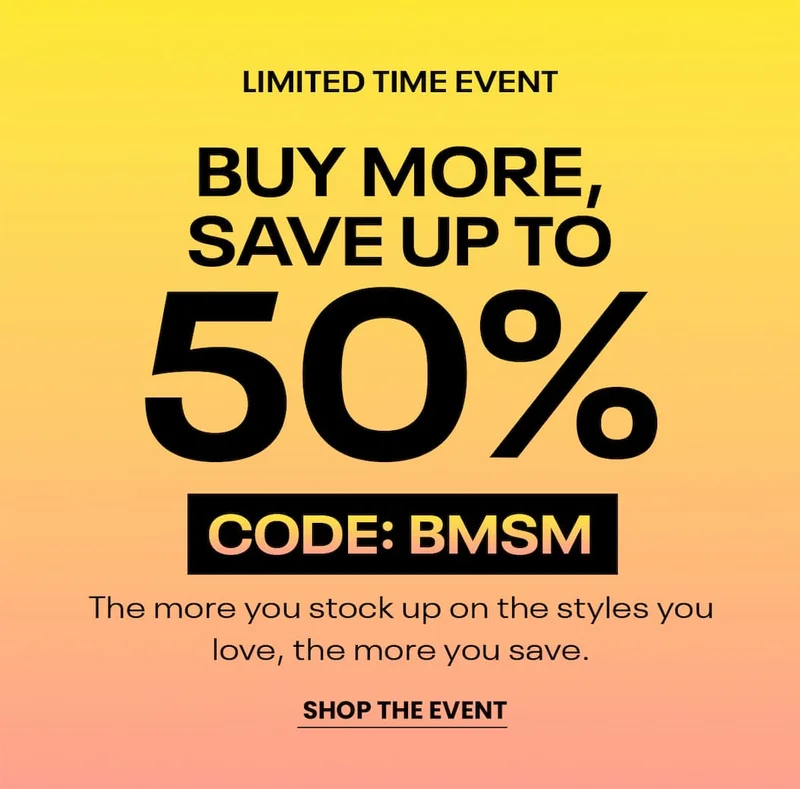 Save up to 50% Off
