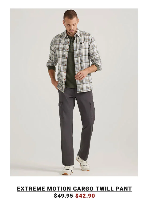 Extreme Motion Cargo Twill Pant