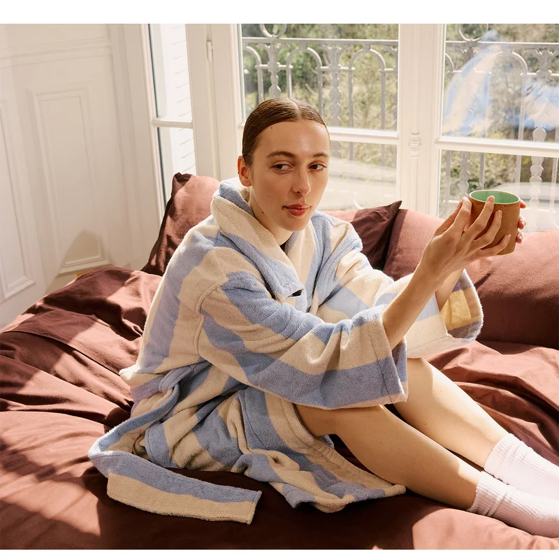 RESORT STRIPES ROBE