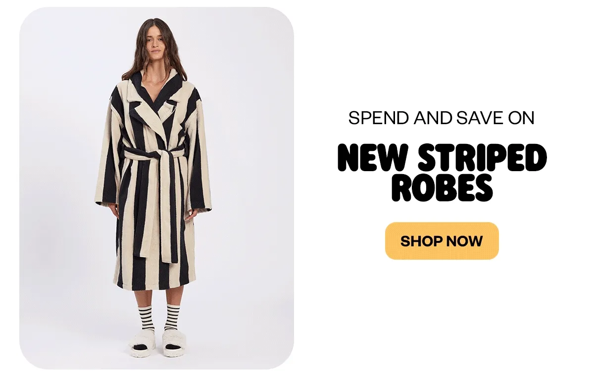 NEW STRIPED ROBES