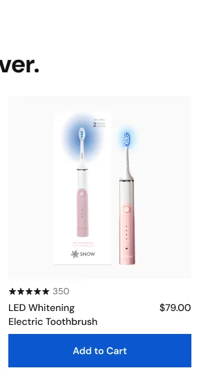 LED Whitening Electric Toothbrush [SHOP NOW]