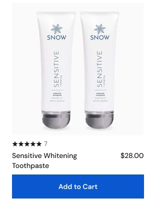 Sensitive Whitening Toothpaste [SHOP NOW]