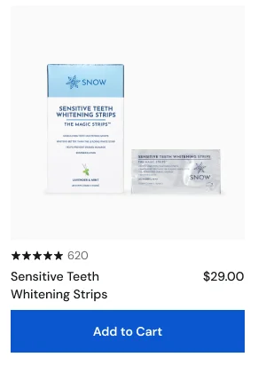 Sensitive Teeth Whitening Strips [SHOP NOW]