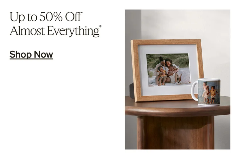 50% Off photo book pages and upgrades