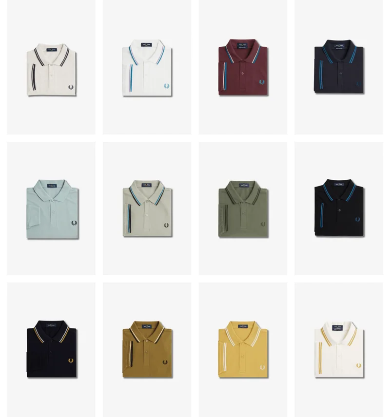 Mens Fred Perry Shirt Collage