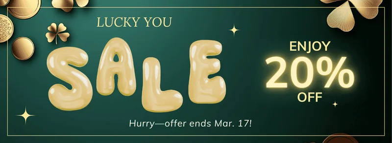 St. Patrick's Day Sale: 20% Off an Unforgettable Experience