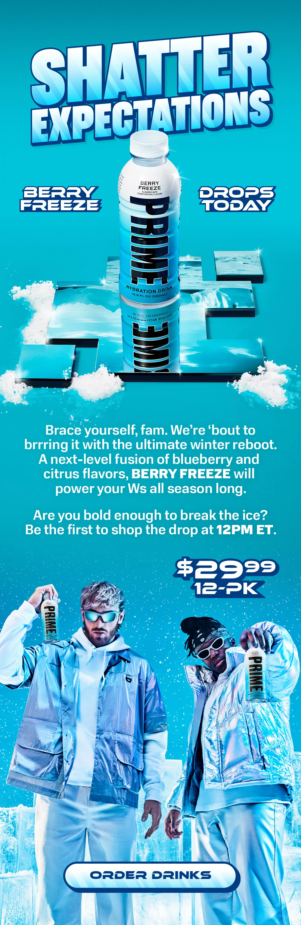 PRIME Hydration Berry Freeze