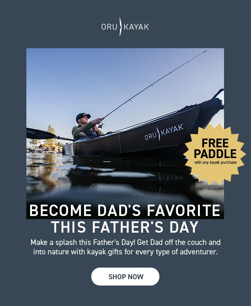 Father's Day Deals: Become Dad's favorite! Save 20% Off Beach LT Sport + Get a Free Paddle with any kayak purchase