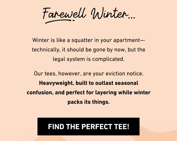 Find the perfect tee