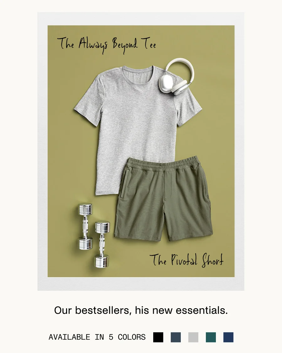 Always Beyond Men's Crew Tee 2.0 in Silver Mist