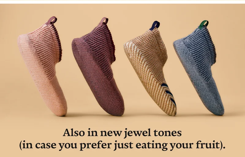 Also in new jewel tones (in case you prefer just eating your fruit).